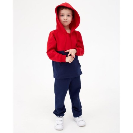 Costume (sweatshirt, trousers) KAFTAN "BASIC Line" R.36 (134-140), Indigo, red-4