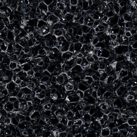 Sponge rectangular, large -porous 10 ppi, sheet 50 x 50 x 10 cm, black-3