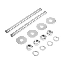 Reinforced rod, tundra, DIN 976 m10x140 2 pcs set white zinc 2 pcs