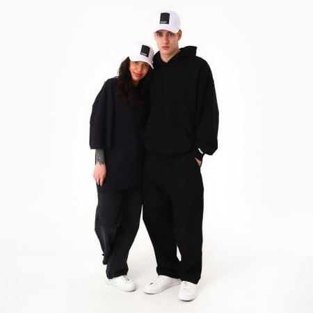 Black cap, white color, rr 56-9