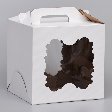 Confectionery packaging, 2 windows, 30 x 30 x 30 cm