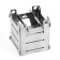 Tourist-Master stove "Master K." Black metal, 9 x 9 x 10 cm