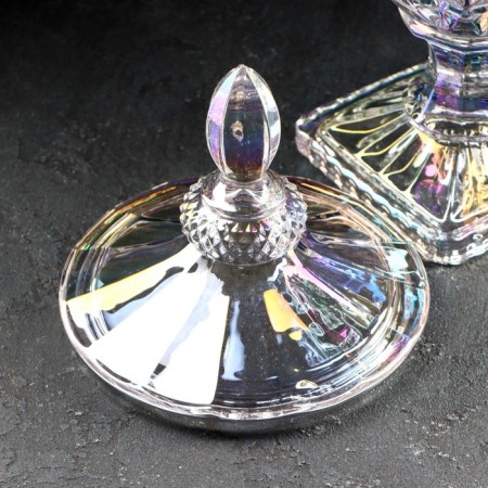Dispenser for drinks Glass "Shine", 3 l, 17 × 48 cm, pearly color-1