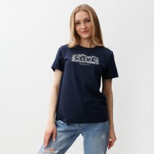 Female T-shirt, dark gray color, size 50
