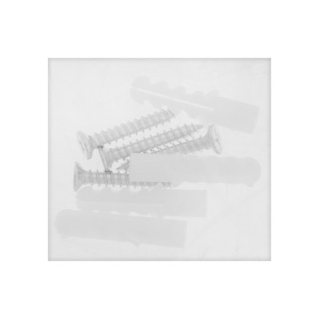 Tundra mirror holder, d = 25 mm, without drilling, color nickel, plastic, 4 pcs.-3