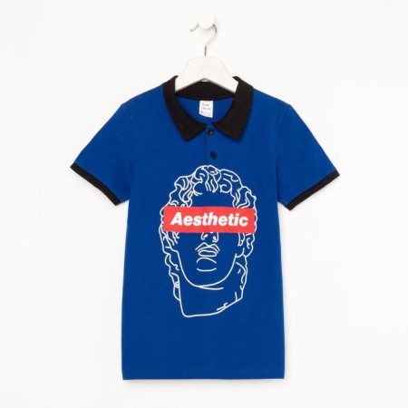 T-shirt-Polo for a boy, color Vasille, height 152 cm (12 years)-3
