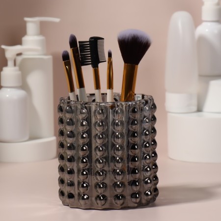 Bubble mini cosmetic storage stand, 10 × 9.5 cm, black color-1