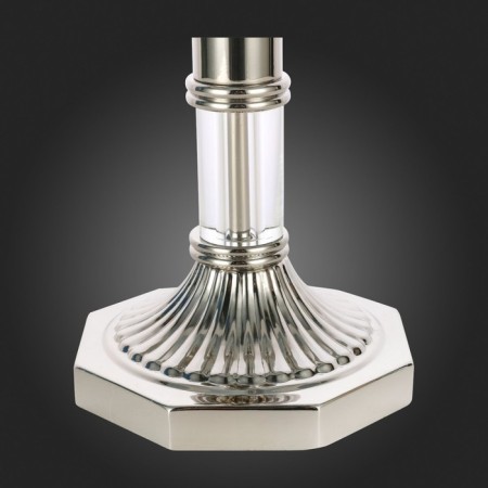 ST LUCE bedside lamp. SL1121.104.01. Oleo. 1x40 W, E14, 38x38x60 cm, Nickel color-6