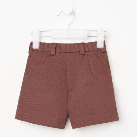Shorts for the boy Minaku: Casual Collection Kids, chocolate color, height 128 cm-6
