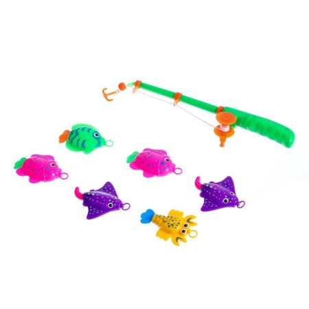 Sea fishing "Funny bathing": 1 fishing rod, 6 fish-2