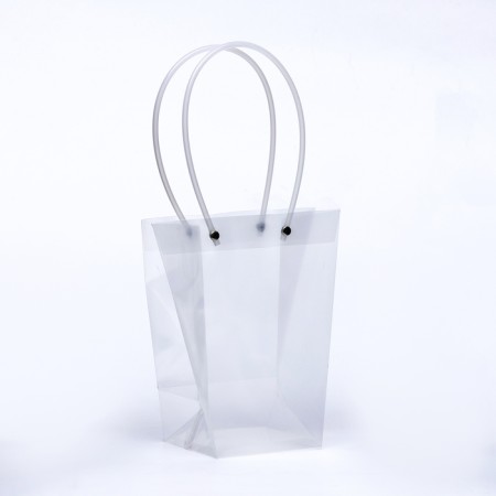 Flower bag is transparent moisture-resistant, 17.5x10-10x10-20 cm-1