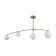 Freya FR5443CL-04BS HANGER, 1200X180X615 mm ceiling lamp, E14, 4x60W, brass color