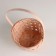Wicker basket, d16x10xh32cm, peach, bamboo