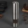 Electric mill, for spices, 22 cm, stainless steel, acrylic