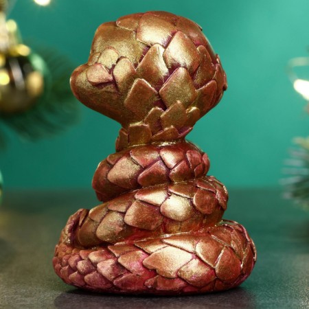 Figure "snake Rubin" Bordea-gold, 6x5cm-2