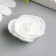 Decor for creativity "White Rose" d = 3.5 cm