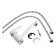 Zein Z7217 sink mixer, single -leaf, carmine cartridge 35mm, brass, white/chrome