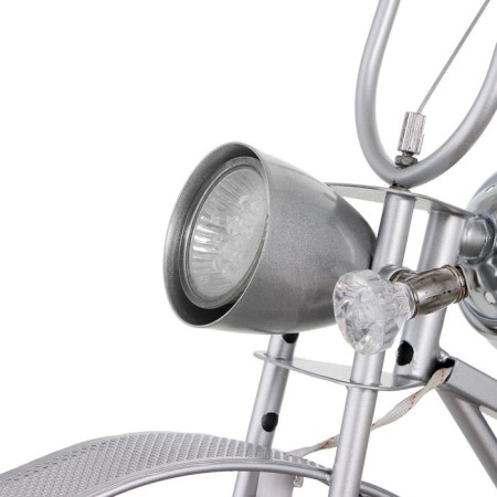 Moped chandelier E14 40W+ 2LED silver 62x18x33 cm-4