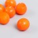 Decor for the work of acrylic "Orange" set 6 pcs Orange 1.5x1.5x1.6 cm