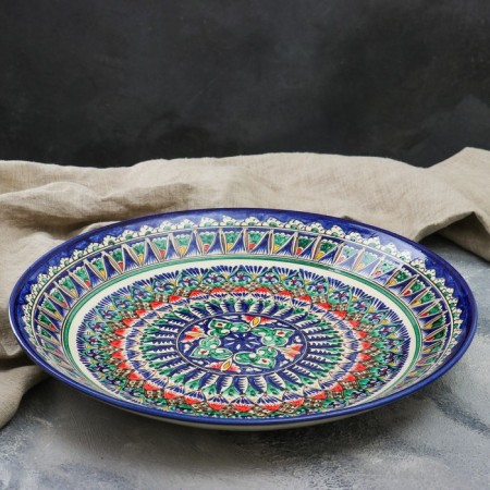 Lryagan Round Rishtan Ceramics, 41cm