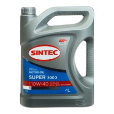Motor oil Sintec Super 3000 10W-40, SG/CD, P/Synthetic, 4 L 600240