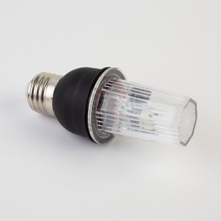 LED LED strobe, transparent, E27, 4LED, 3 W, 220 V, 3000K, T-white glow-1