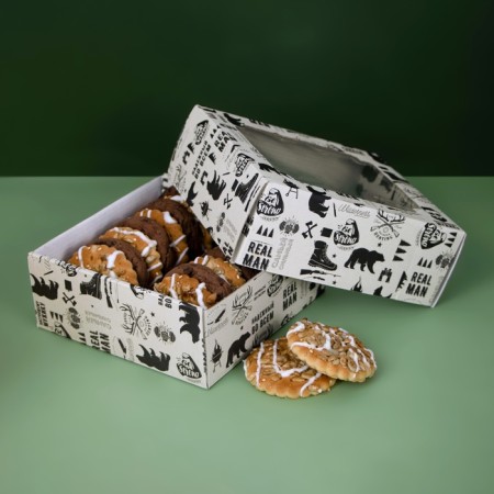 The box is self-assembly, the lid is, with the window, the "best in everything" 14.5 x 14.5 x 6 cm-1