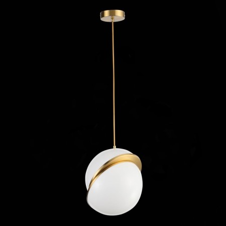 Suspension lamp ST LUCE. SL1164.313.01. Laico. 1x60 W, E27, 25x25x30 cm, brass color-4