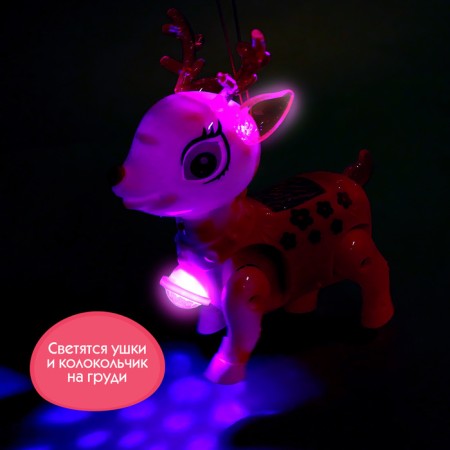 Interactive toy "Robbie Oosse", Sound, Light, Color White-2