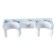 Support "Politek", polypropylene, d = 20 mm, double