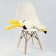 Soft toy "Flamingo", 70 cm, white color