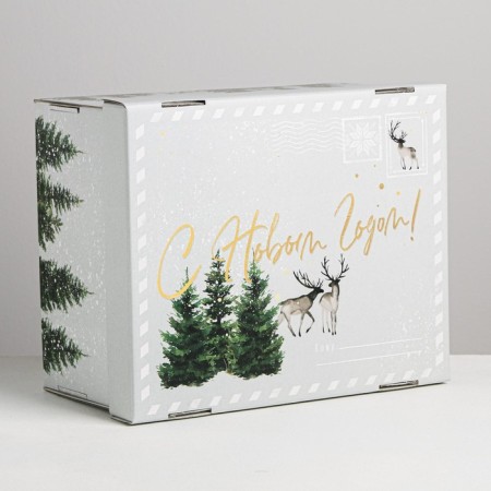 Cozy New Year folding box, 31.2 x 25.6 x 16.1 cm, New Year-4