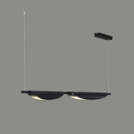 Lumber Lumion lamp. Joel, 16W, LED, 1300x1080x80 mm, black color