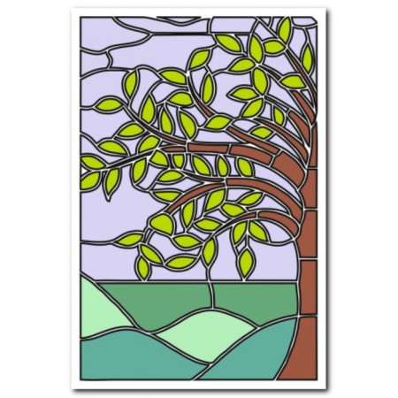 Plant stencil "Plants" 16x24 cm