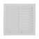 Ventilation grate "Vento" 1717VRR, 170x170 mm, adjustable, detachable, white