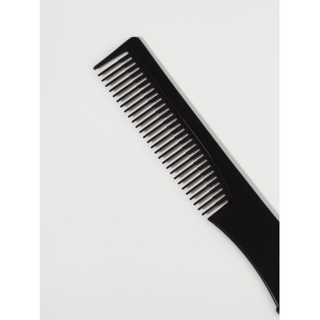 Comb with ponytails Metal 20*2.7 cm plastic black bag QF-2
