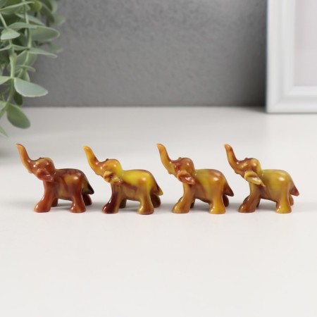 Souvenir Polystone for marble "Little Elephant" mix 3.5x2x3.5 cm-1