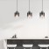 Suspended lamp with a glass plafon Trim, 40W, E27, 15x15 cm
