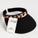 Feminine visor minaku "leopard" color Black color, rr 56-58