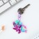 Acrylic keychain "Milash" with carbine, 5.2 x 5.5 cm