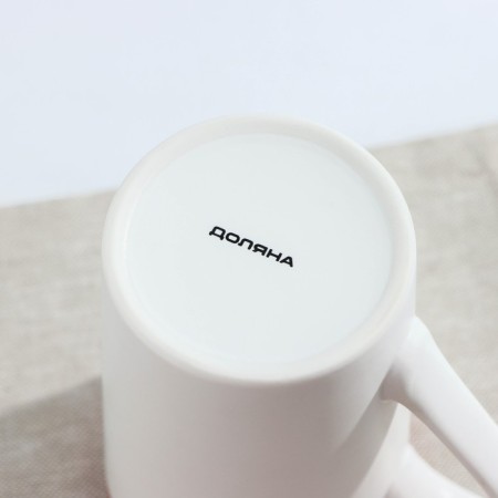 Porcelain shade “Thursday is little Friday”, 380 ml, white color-4