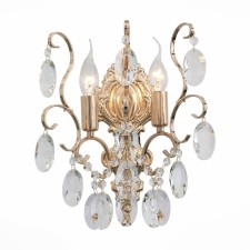 Бра St Luce. SL846.201.02. Orecchini. 2х40 Вт, E14, 25,5х38 см, цвет золотистый