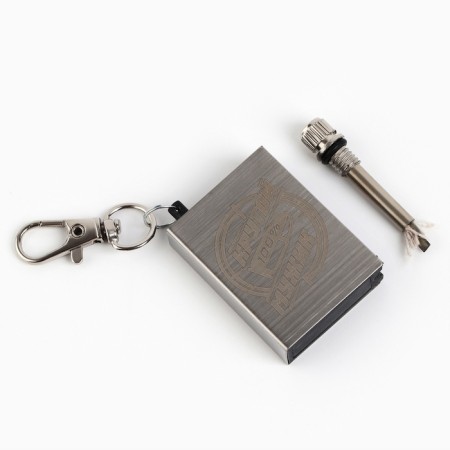 The eternal match is a “cool man” keychain, 3.8 x 2.8 cm.-3