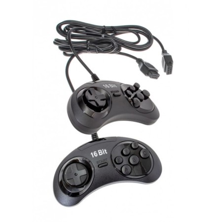 Game console Magistr Drive 2 Lit, 16-bit, 252 games, 2 gamepads-1