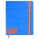 School diary for grades 1-11 Blue, solid cover with artificial leather foam, glass, silk-up, 48 sheets, 80 g/m2, universal cheat sheet.