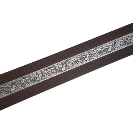 Bar for the cornice "grace", height 7 cm, length 25 m, color silver, wenge