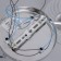 Chandelier "Nora" 3x60W E27 chrome 52x52x26cm
