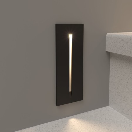 Elektrostandard, STEP 8 LED 2.5 W, 51x50X135 mm, IP65, black color black