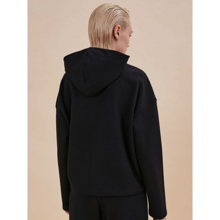 Female hoodies, size XS, black color-1