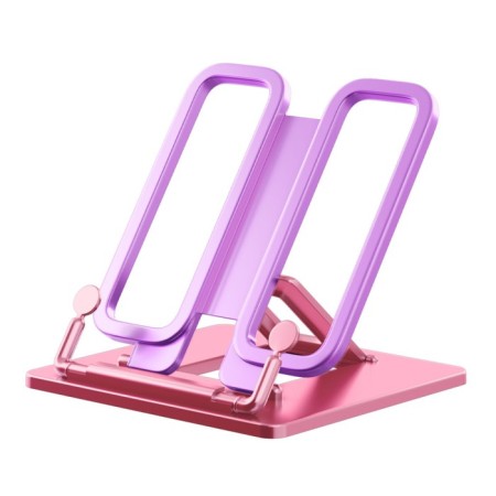 Book stand plastic Erichkrause Base, Candy, pink with a purple holder